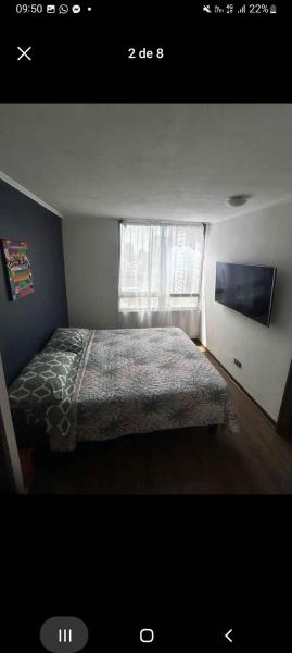 Stgo Centro apartamento un dormitorio 2 ambientes